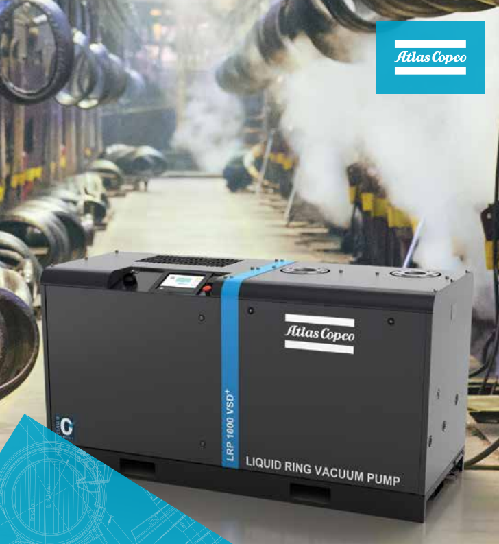 Bơm chân không trục vít khô thông minh DWS 450-750 VSD+