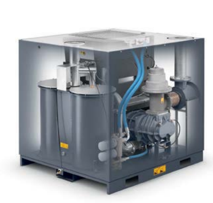 Cấu tạo bơm chân không trục vít dầu